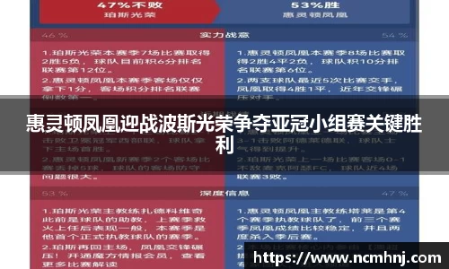 惠灵顿凤凰迎战波斯光荣争夺亚冠小组赛关键胜利