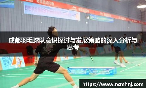 成都羽毛球队意识探讨与发展策略的深入分析与思考